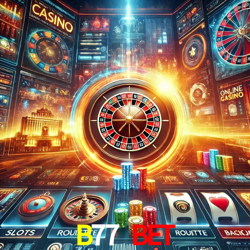 Visão geral dos jogos no B77 BET